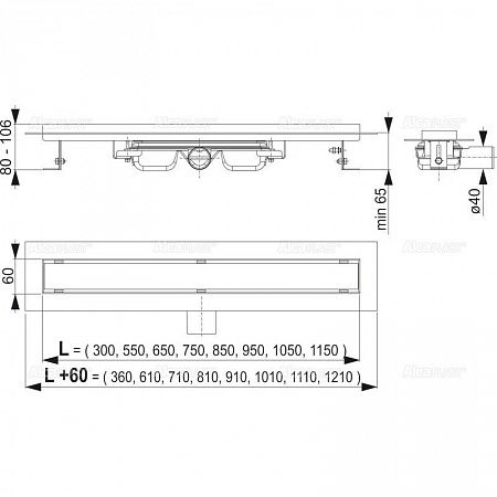 Alcaplast  APZ106-950