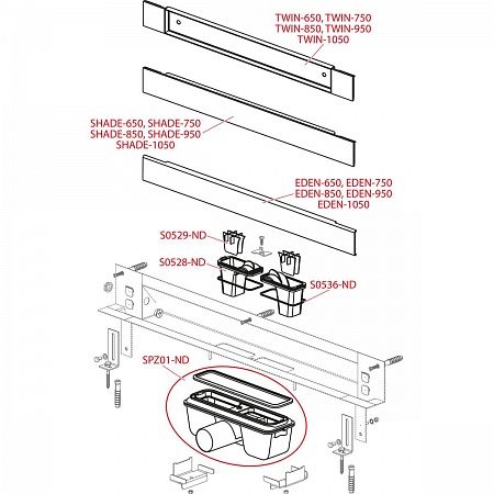Alcaplast  APZ5-TWIN-750