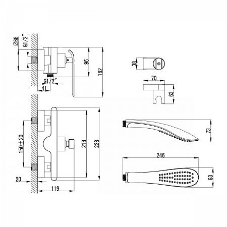 LEMARK Melange LM4903CW