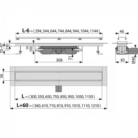 Alcaplast  APZ115-300