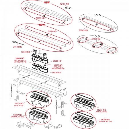 Alcaplast  APZ6S-1050