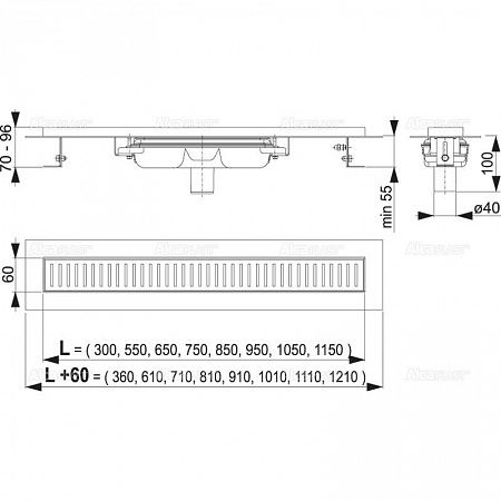 Alcaplast  APZ1101-650