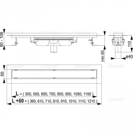 Alcaplast  APZ1106-950
