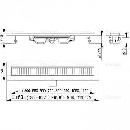 Alcaplast  APZ101-1050
