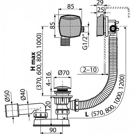 Alcaplast  A508CKM
