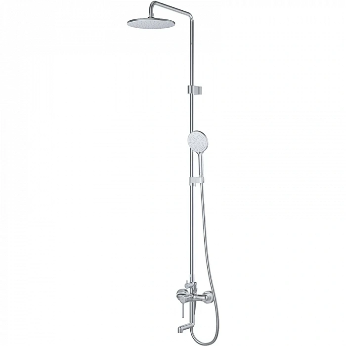 Душевая система IDDIS Aiger AIGSB3Fi06 228 мм, со смесителем, хром