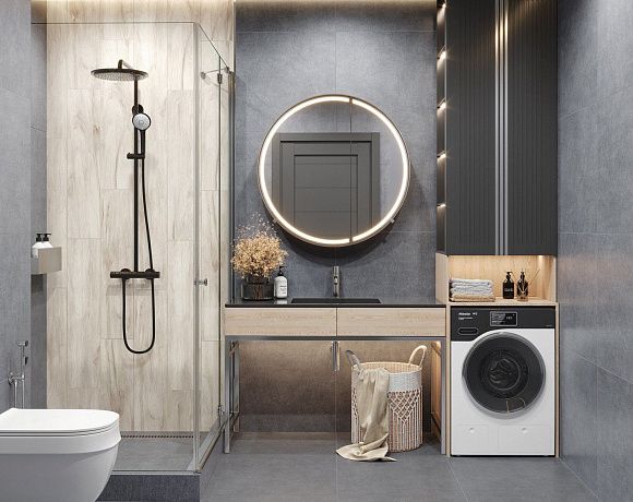Керамогранит Alma Ceramica Berlin. Фото в интерьере