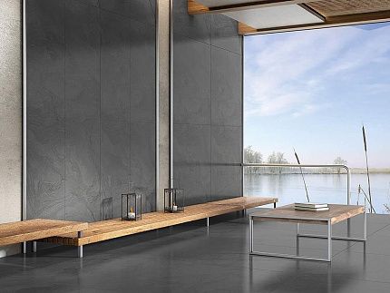 Керамогранит Kutahya Atlantis Anthracite Matt  600x1200