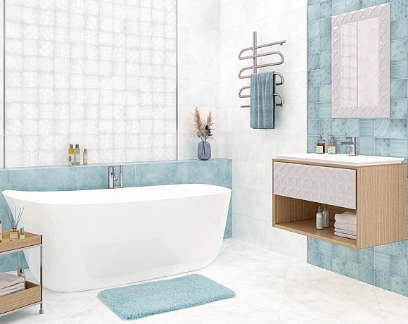 Керамогранит Alma Ceramica Richard. Фото в интерьере