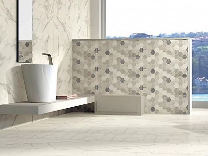 Керамогранит Kutahya Calacatta Rectified Polished Nano  600x1200