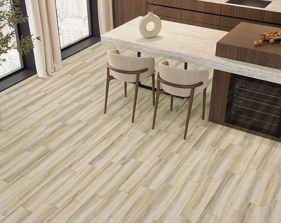 Керамогранит New Trend Pepperwood. Фото в интерьере