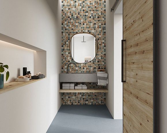 Керамогранит Imola Ceramica Retina. Фото в интерьере