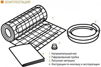 IQ FLOOR MAT PRO 6,0 кв.м. - теплый пол под плитку 200Вт/м²