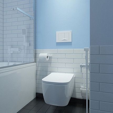 Клавиша смыва Iddis Unifix UNI05MWi77 белый