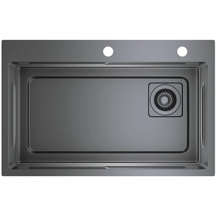 Кухонная мойка Raglo R702.7246.09 72x46 см, графит матовый