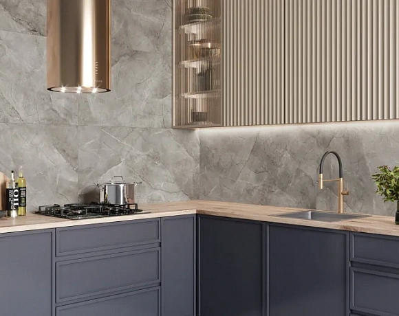 Керамогранит Alma Ceramica Rock Line. Фото в интерьере