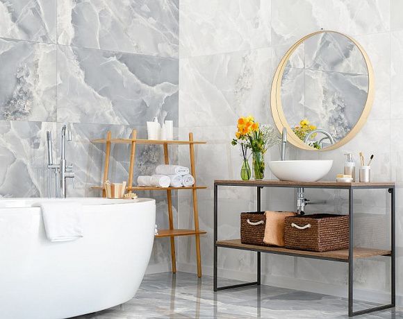 Global Tile Glissando. Фото в интерьере
