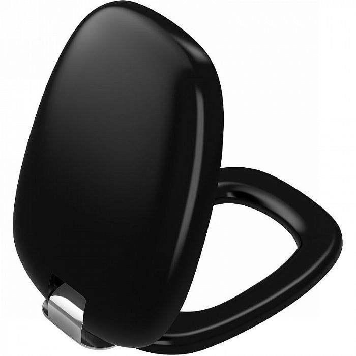 Сиденье для унитаза Vitra Plural 126-483-009 Черное матовое с Микролифтом