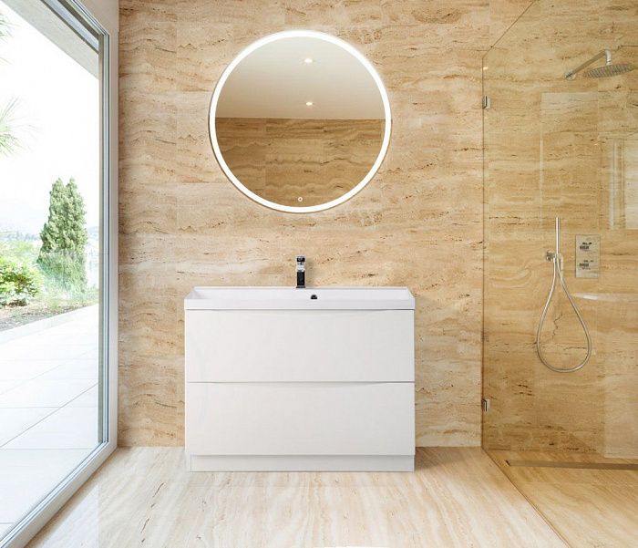 База под раковину напольная BELBAGNO MARINO-800, MARINO-800-2C-PIA-BL-P