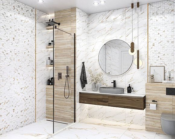 Керамогранит Alma Ceramica Dakota. Фото в интерьере