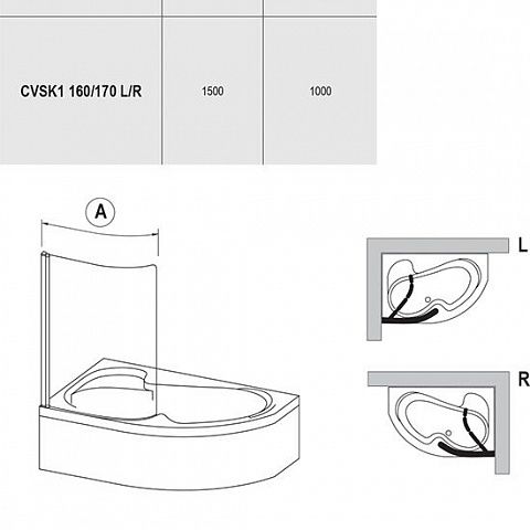 Ravak Rosa 7QRS0100Y1