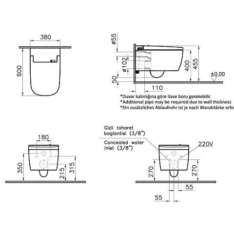 Vitra V-Care 5674B003-6193
