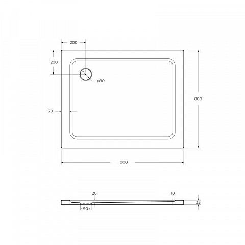 Cezares  TRAY-M-AH-100/80-SCR