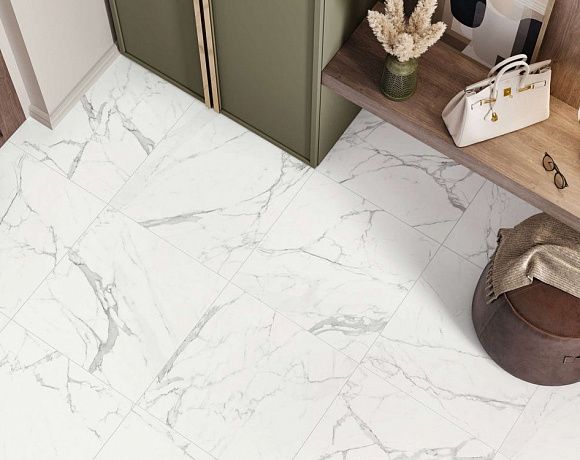 Плитка Delacora Porfido Carrara. Фото в интерьере