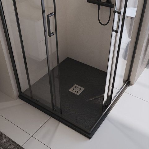 BelBagno Uno TRAY-MR-UNO-A-90-35-NERO-CR