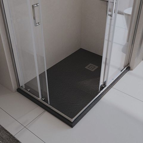 BelBagno Uno TRAY-MR-UNO-AH-120/80-35-NERO-CR