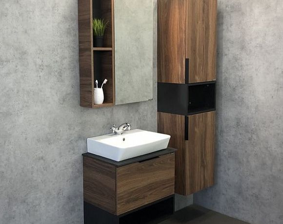 Мебель для ванной Comforty Штутгарт. Фото в интерьере