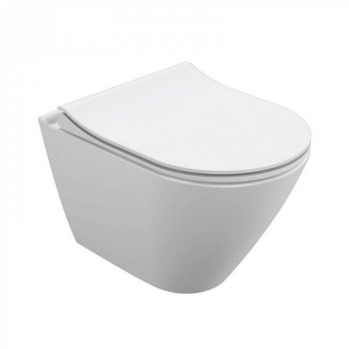 Подвесной унитаз Cersanit City Oval Clean On DPL EO slim 63114 белый
