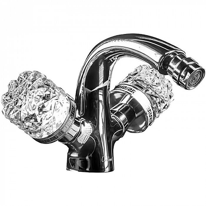 Смеситель для биде Boheme Crystal, хром