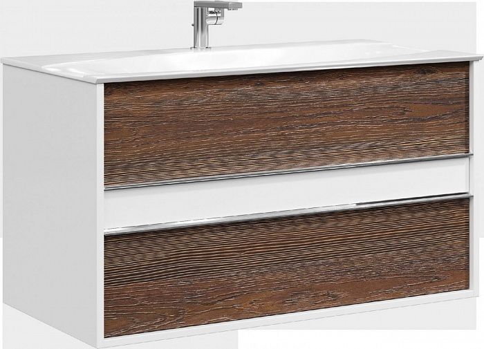 Тумба с раковиной Clarberg Evolution крафт темный EV0110CD