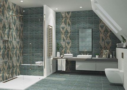 Декоративная плитка Eletto Ceramica TESSUTO GREEN ARTE  507721101