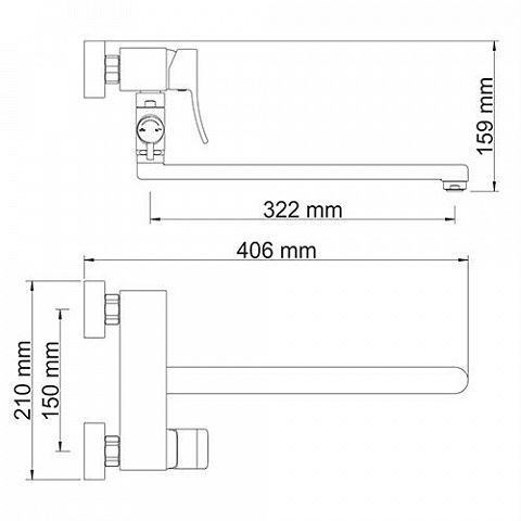 Wasserkraft Aller 1060 1062L