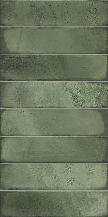 Плитка настенная Azori Bricks Green 315x630