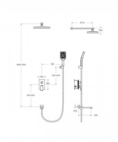 BelBagno Due DUE-VDSET-CRM